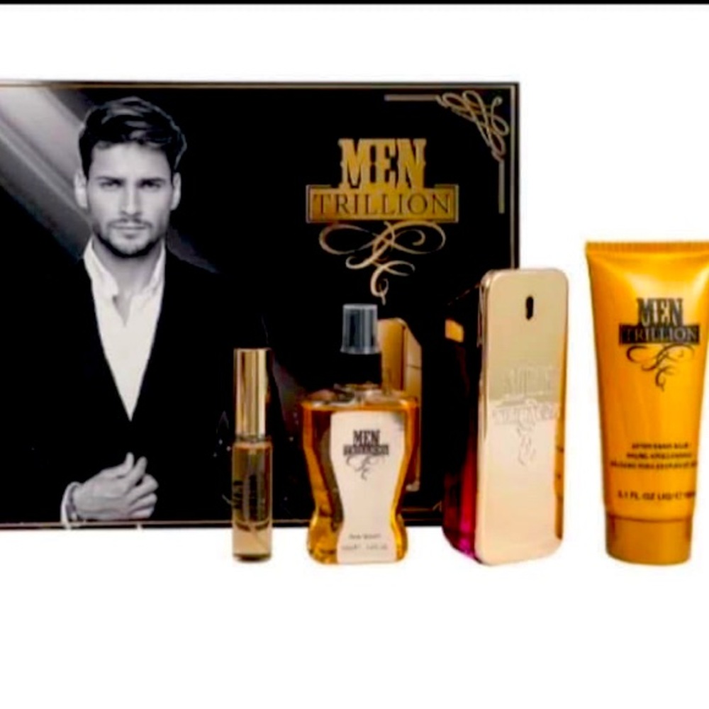 Grooming Set - Gold and Black